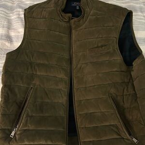 Polo Ralph Lauren Suede full zip vest